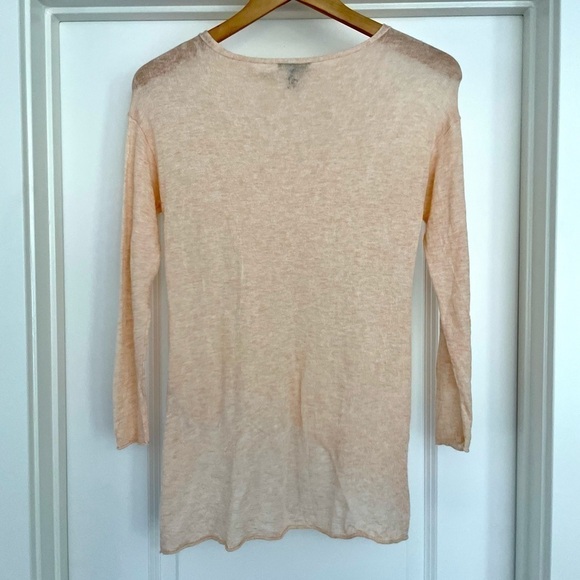 Eileen Fisher Merino Wool Blend Semi Sheer Sweater XS - Picture 5 of 7